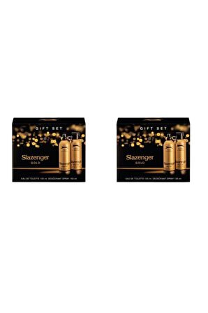 Slazenger Gold Parfüm Seti 125Ml Edt+Deodorant 150ml 2 Adet 150 Ml