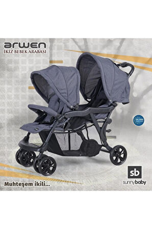 Arwen Arka Arkaya Ikiz Bebek Arabası 9032