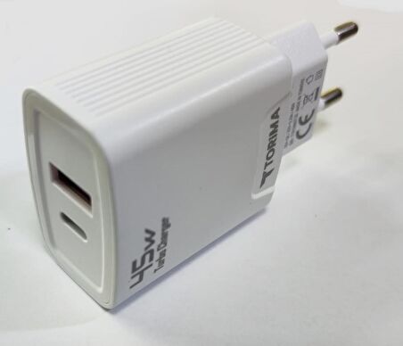 Torima Pd 45W Type C - Usb Şarj Aleti C45