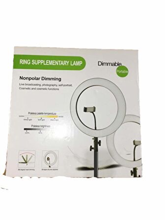 dimmable portable led ring light