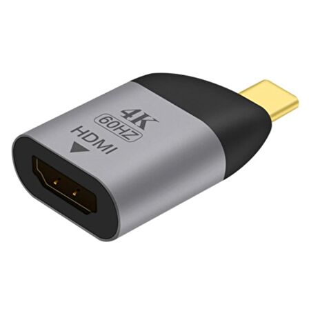 Type C To Hdmi 4K 60Hz Çevirici Dönüştürücü Mini Adaptor 