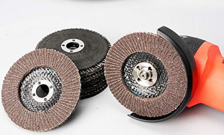 115 Çap 23 mm Spral Zımpara Diski Spral Flap Disk Zımpara Spral Taşlama Diski 