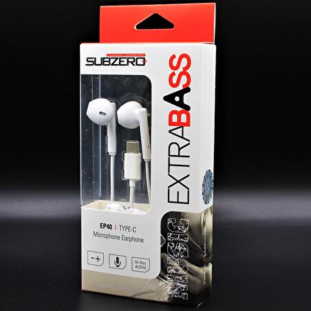 (Type-C) Mikrofonlu kulaklık Subzero EP40