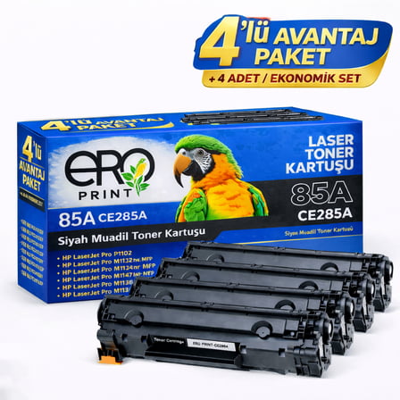HP Laserjet Pro M1214 Muadil Toner - 4'lü Avantaj Paket