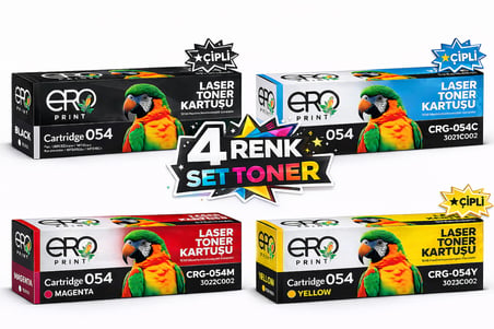 Canon MF-641Cw Muadil Toner - 4 Renk Set - Standart Kapasite