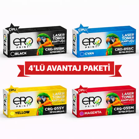 Canon MF-746cx Standart Kapasiteli Çipli Muadil Toner Set