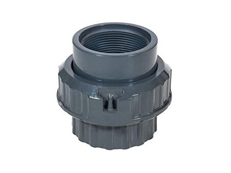 Pvc Rakor Çift Tarafı Dişli 1,5''