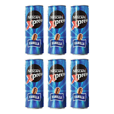 Nescafe Xpress Vanilya Soğuk Kahve 250 ml X 6 Adet