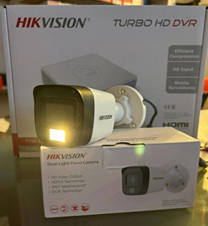 Hikvision 4 Kamerali Gece Renkli 4 Kanal 1TB HDD