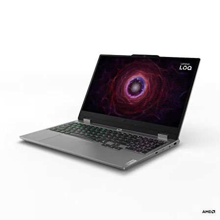 Lenovo Loq 15ARP9 Amd Ryzen 7 7435HS Ddr5 96GB 512GB SSD RTX4070-8GB 300NITS 15.6" 144Hz Fhd Freedos Taşınabilir Bilgisayar 83JC00CUTRF13 + Zetta Çanta