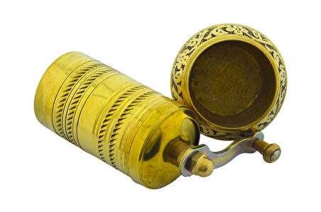 Pirinç El Yapımı Karabiber ve Baharat Değirmeni Öğütücü (4cmx11cm)