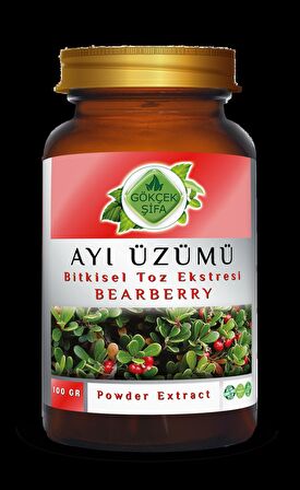 Ayı Üzümü Toz Ekstresi 100 Gr. Cam Kavanoz