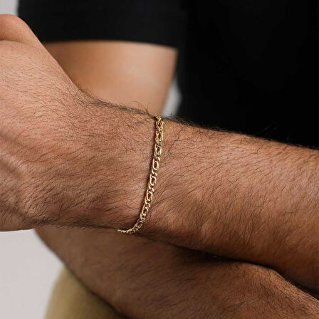 Kuşgözü Zincir Erkek Bileklik