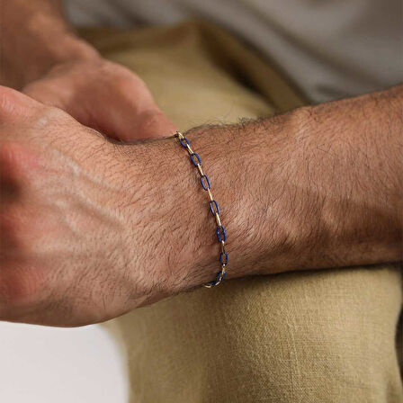 Çapalı Ataç Zincir Erkek Bileklik