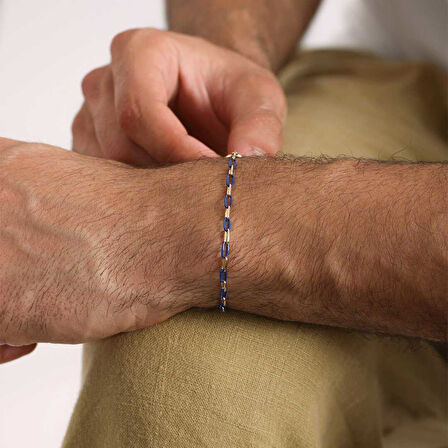 Çapalı Ataç Zincir Erkek Bileklik