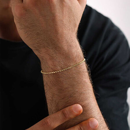 Rolo Box Zincir Erkek Bileklik