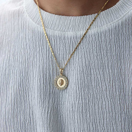 Greek Aslan Erkek Kolye