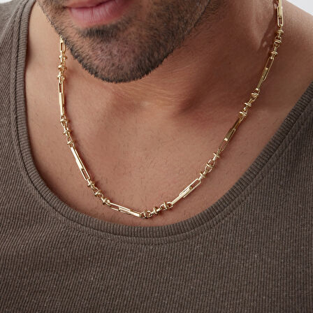 Halka Detaylı Ataç Erkek Zincir