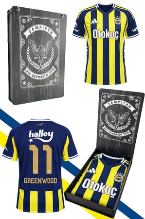 Fenerbahçe Orijinal Lisanslı Greenwood Forması Lazer Kutu Hediyeli