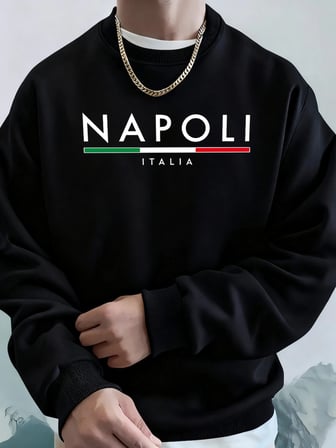 Kaliforniya Los Angeles Mektup Baskıları Sonbahar Rahat Kapüşonlu Üst Erkek Uzun Kollu Sıcak