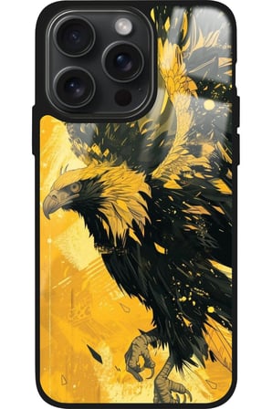 Apple iPhone 11 Pro Uyumlu Kartal Tasarımlı Parlak Silikon Kılıf