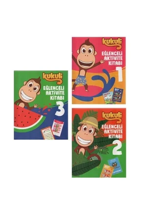 3-6 Yaş Çocuklar İçin Eğlenceli Aktivite Kitapları 3 Kitap