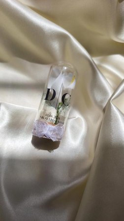 Dekoratif Çiçekli Nikah Hatırası Cam Fanus Söz Nişan Nikah Hediyeliği (15 Adet)