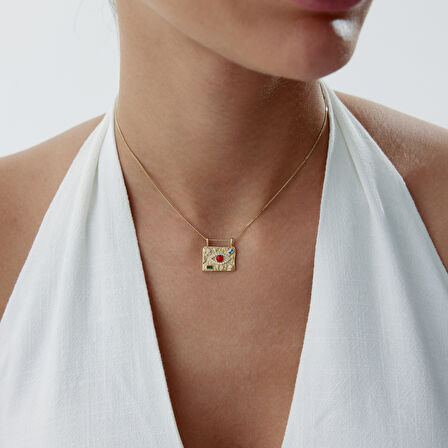 Red Eye Tablet Kolye