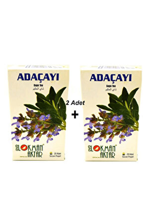 Lokman Aktar 2 kutu Adaçayı 2x20 Süzen Poşet