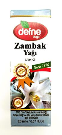 Defne Doğa Zambak Yağı 20 ml 