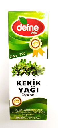 % 100 Doğal Kekik Yağı 20 ml x 3 adet