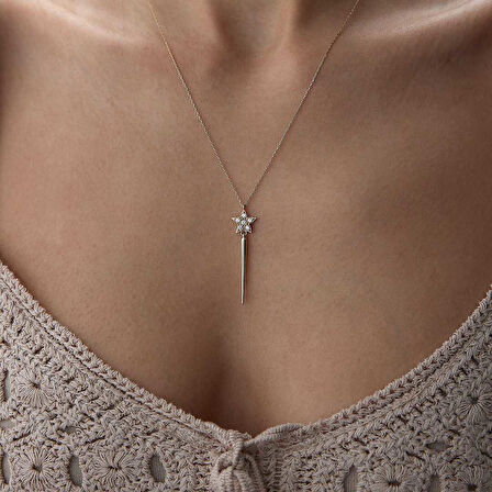 Yıldız Çubuk  Kolye