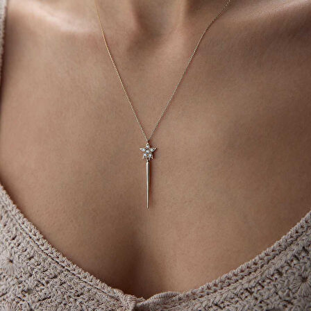 Yıldız Çubuk  Kolye