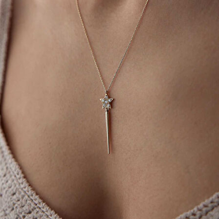 Yıldız Çubuk  Kolye