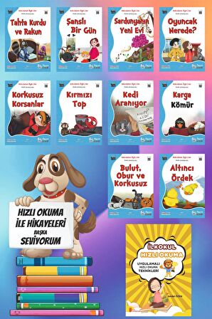 1.Sınıf Kıkırdatan Öyküler (10 Kitap)+Hızlı Okuma