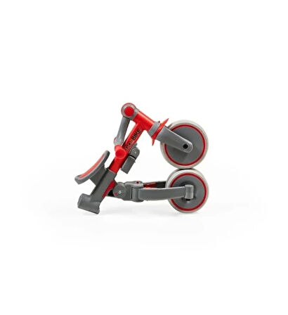 Baby2go Go Bike Üç Tekerlekli Katlanabilir Bisiklet Kırmızı