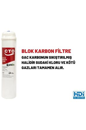 Puretech Yakut-optima Cihazlarına Uygun 3'lü Kokonatlı Filtre