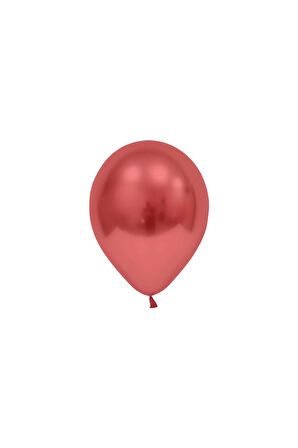 Krom Balon Kırmızı 10 Lu