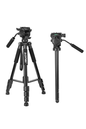 Q310 Alüminyum Alaşımlı Profesyonel Tripod&Monpod-10 Kg Taşıma Kapasitesi-Kumanda Ve Telefon Tutucu