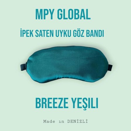İpek Saten Rahat Uyku İçin Hafif Yumuşak Uyku Maskesi,Göz Bandı, Uyku Bandı, Yoga Göz Bandı