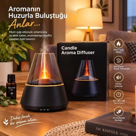 A9 IŞIKLI AROMALI HAVA NEMLENDİRİCİ