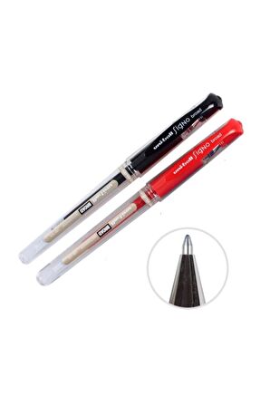 Siyah Kırmızı İmza Kalemi Um-153 Signo Broad Roller Kalem 1,0 Mm 2 Adet