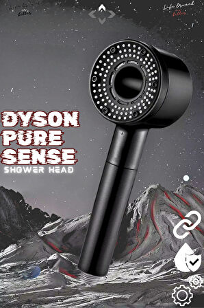 DYSON PURE SENSE Duş Başlığı 5 Fonksiyonlu ABS Duş Telefonu Duş Seti