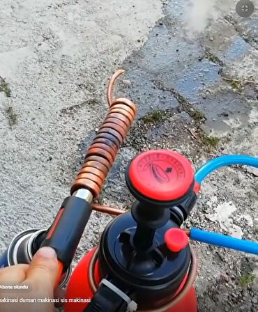 AĞAÇLARI DONDAN KORUYAN TERMAL SİSLEYİCİ MAKİNE