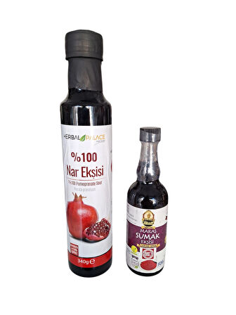 NAR EKŞİSİ (%100 SAF) & SUMAK EKŞİSİ EKŞİ LEZZET SETİ