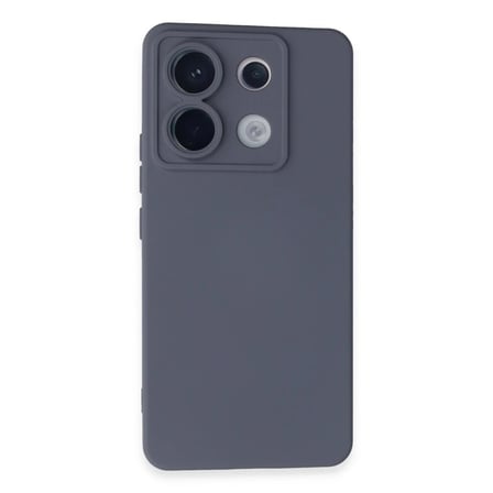 Xiaomi Redmi Note 13 Pro 5G Kılıf Nano içi Kadife Silikon - Gri