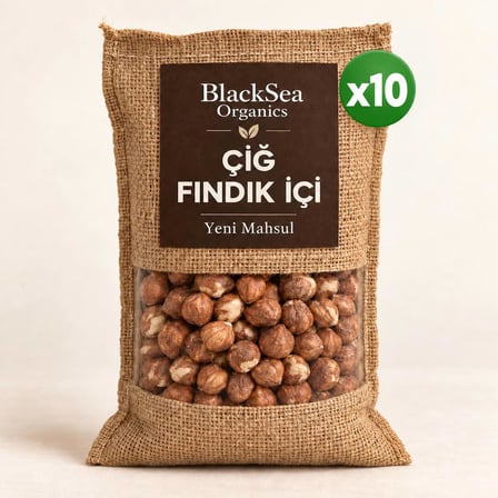 Blacksea S Çiğ Fındık İçi 500 G X 10 Adet – Yeni Mahsul