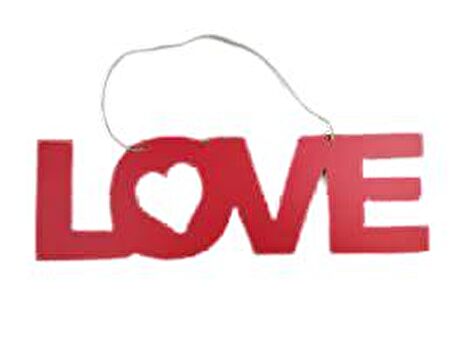 LOVE ASMA SÜS KIRMIZI