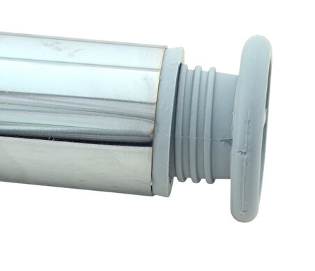 LUDIA Metal Ayarlanabilir 3 Adet Mobilya Ayağı Metal Tablalı 15cm