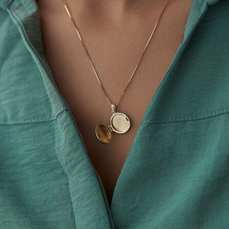 Hayat Ağacı Kapaklı Kolye